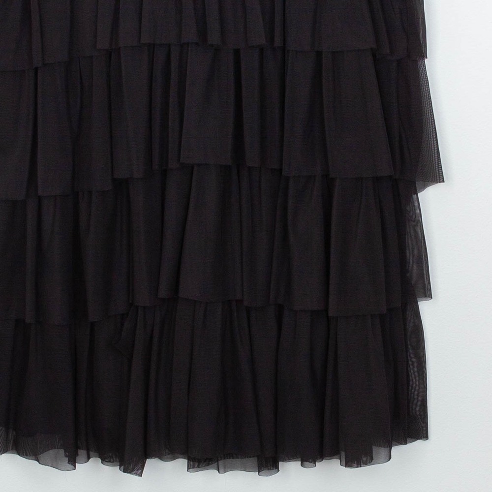torrid Black Lace Ruffle Tiered Mini Dress - Picture 10 of 10